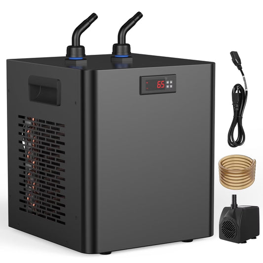 79 Gal Aquarium Chiller Water Chiller Hydroponic 1/3 HP Tank Cooler