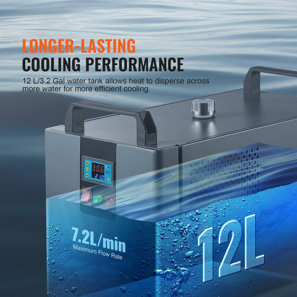 Industrial Water Chiller KH-6000 12 L 7.8 L/Min Laser Chiller Compressor